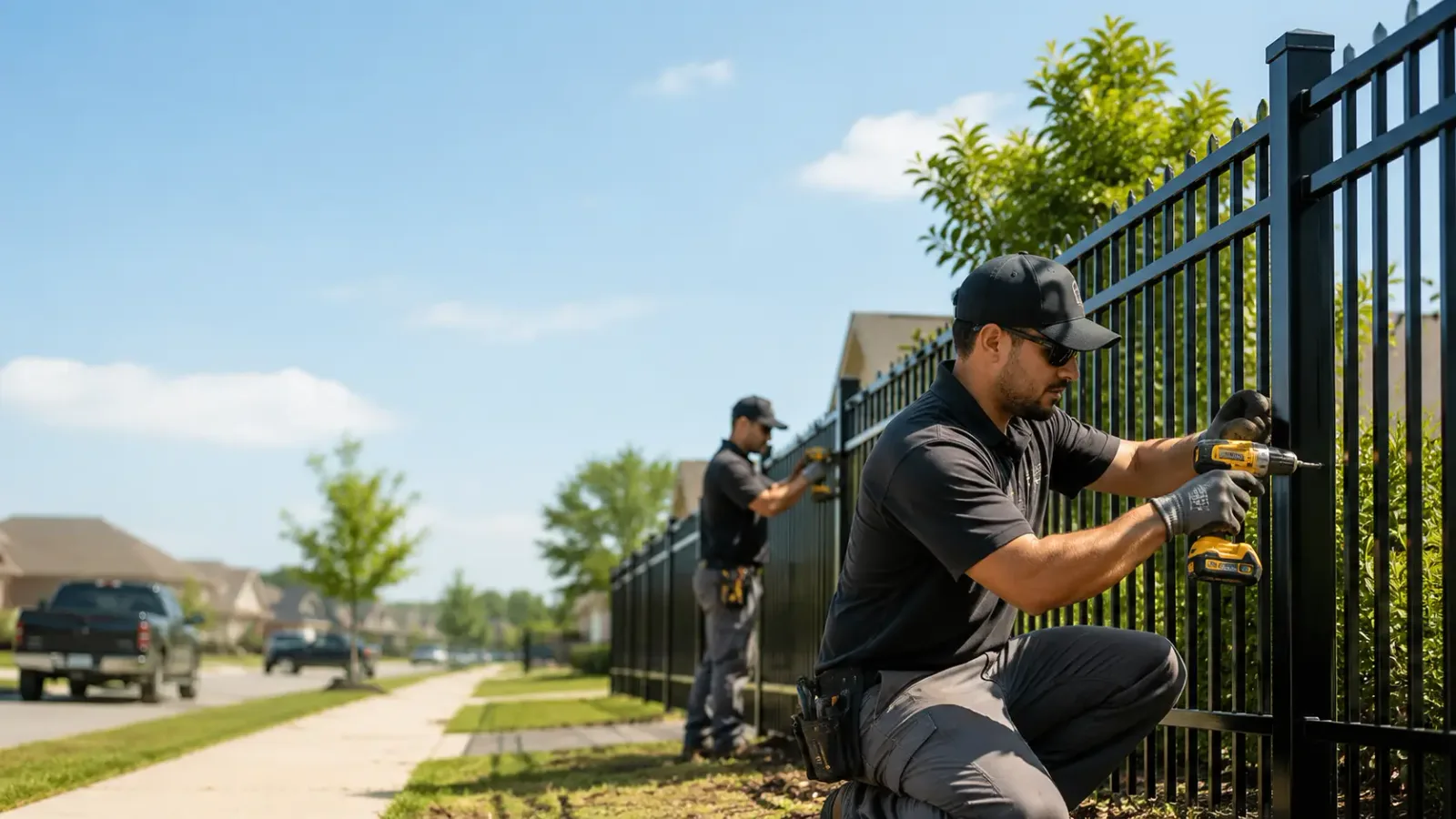 Metal Fence Installation in Cedarville, AR